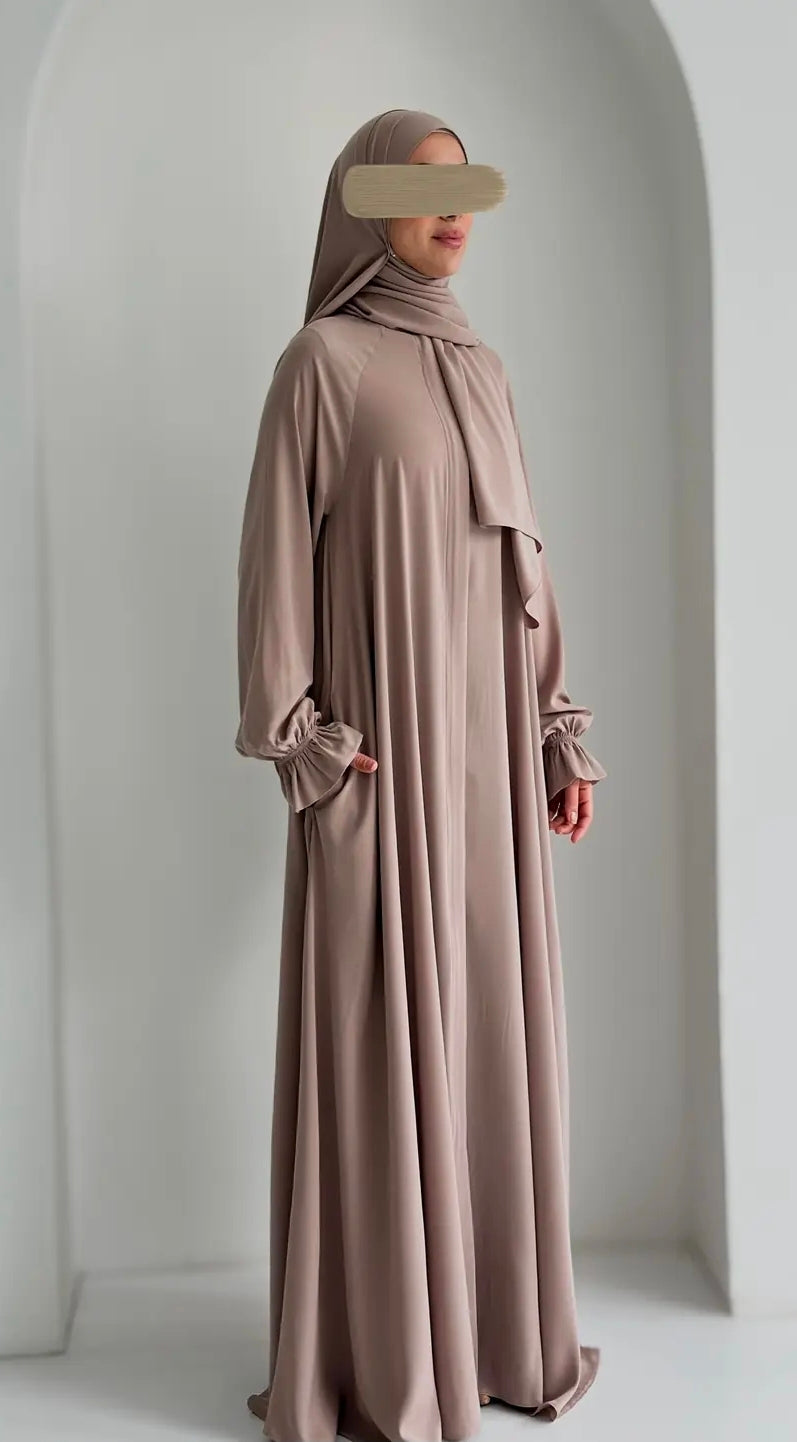 Mihra Ferace +Şal Bej ÖN SİPARİŞ ÜRÜNÜMÜZDÜR