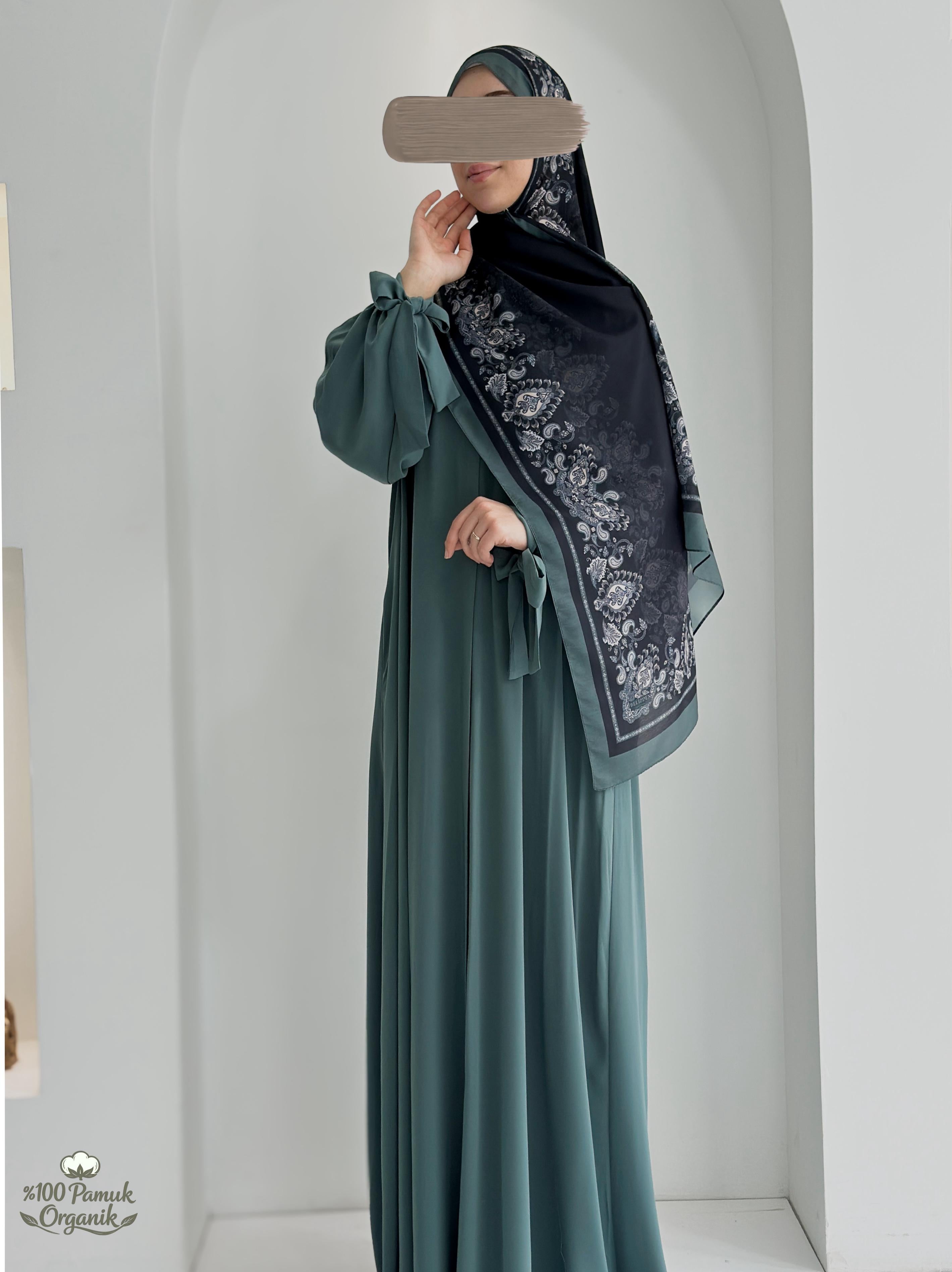 Etnik Desen Organik Şal Siyah ÖN SİPARİŞ ÜRÜNÜMÜZDÜR