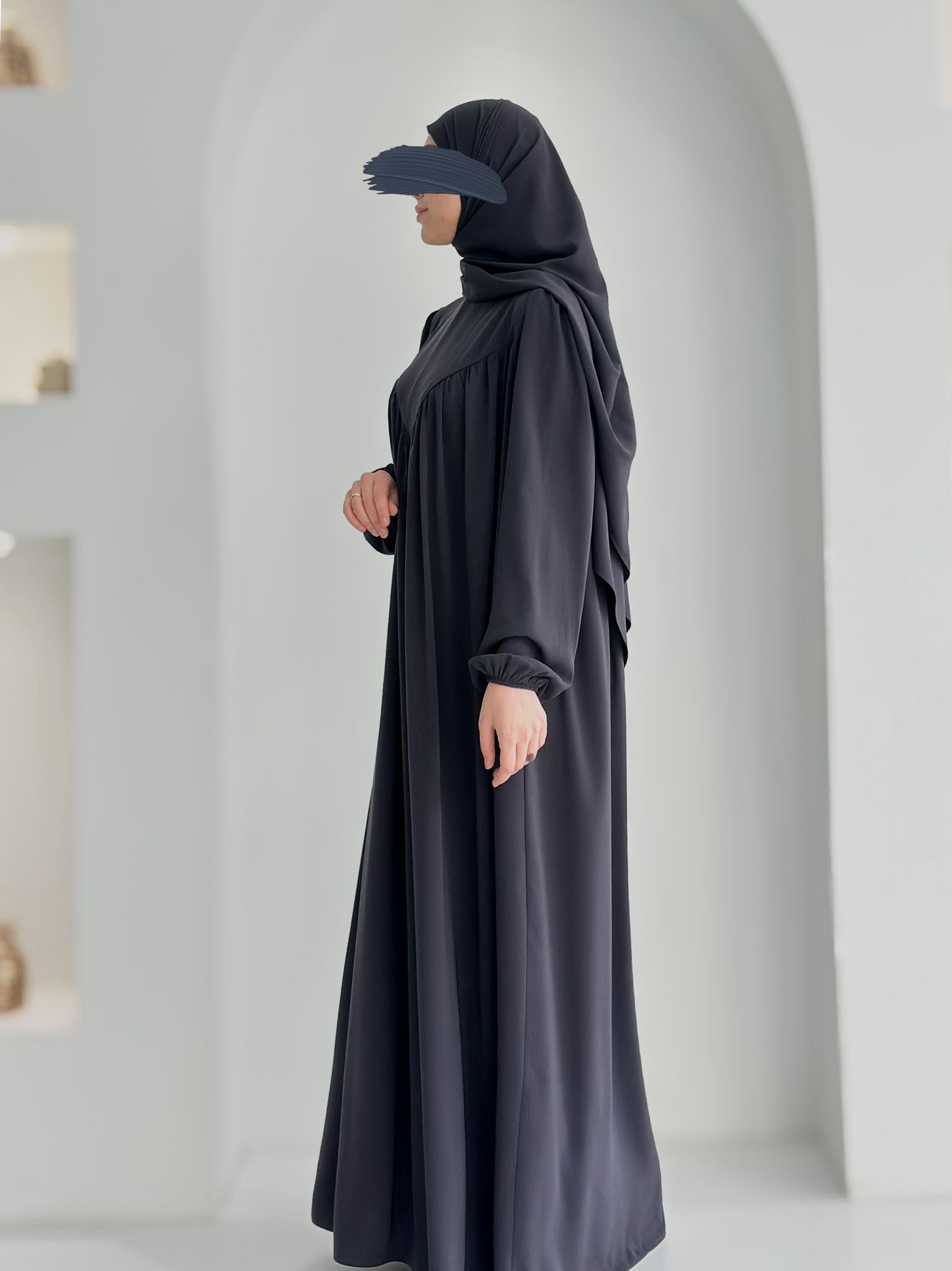 Seda Abaya +Şal Füme