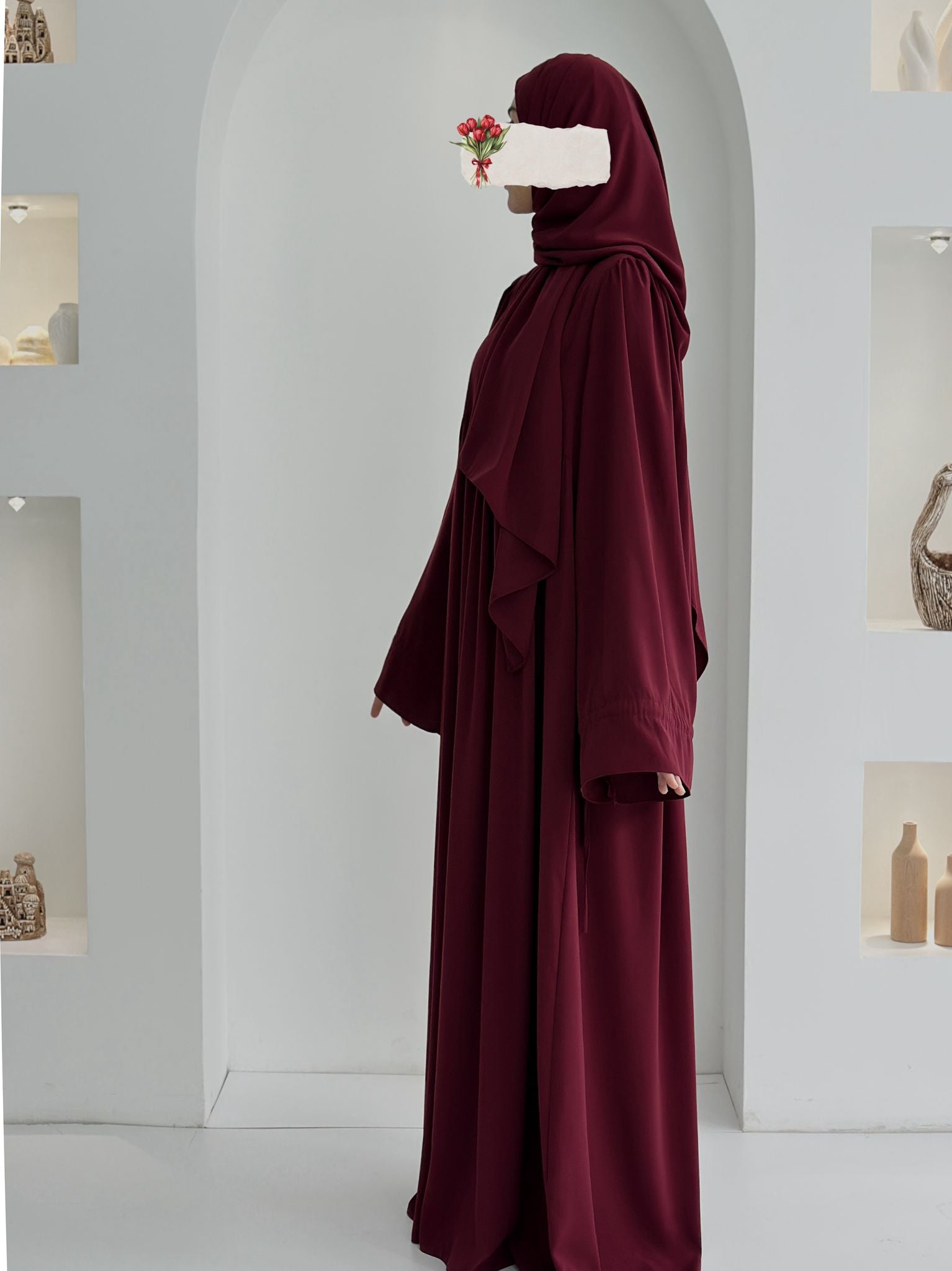 Buğlem Elbise+Şal Bordo ÖN SİPARİŞ ÜRÜNÜMÜZDÜR