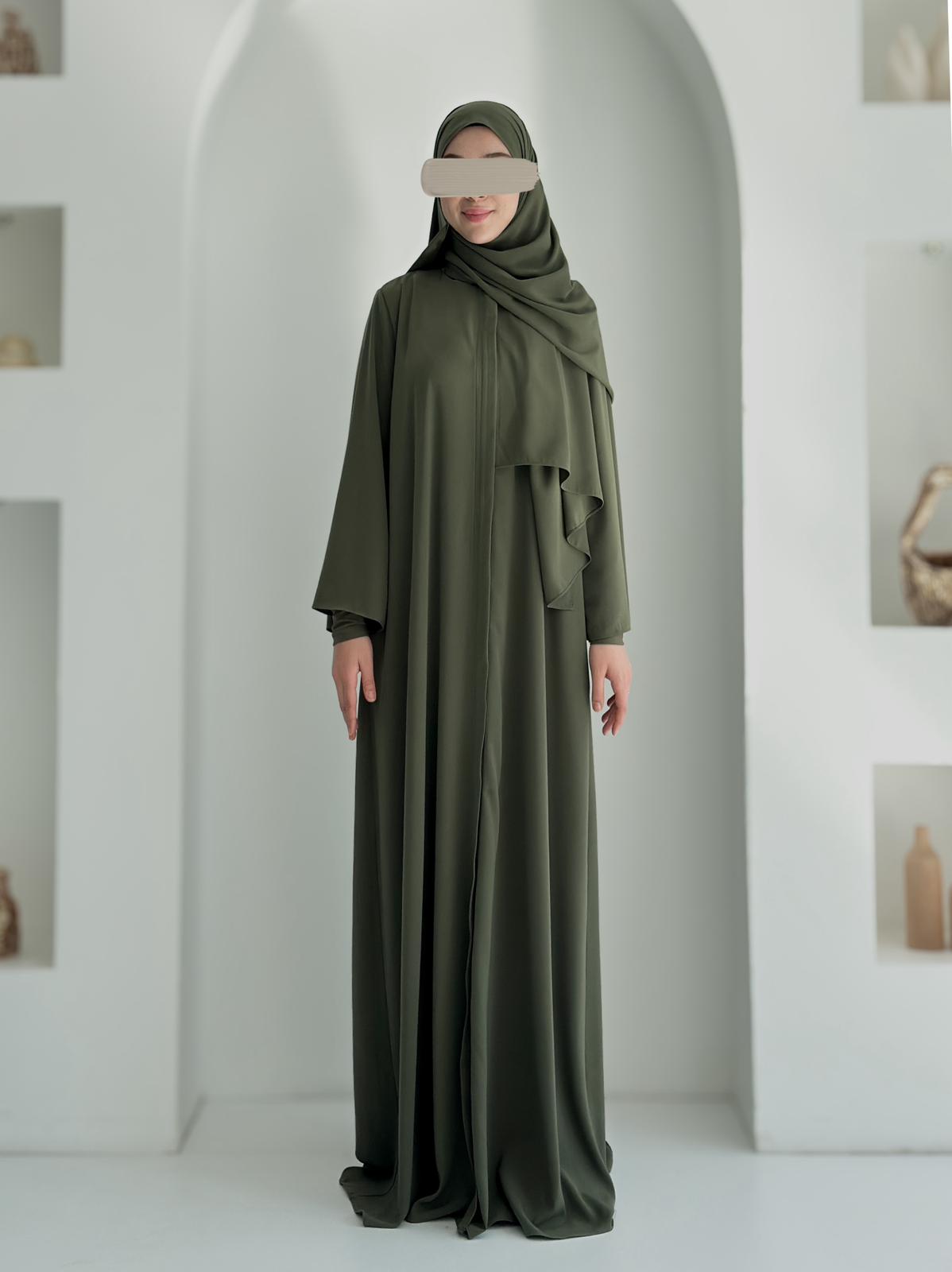 Yelpaze Ferace+Şal Haki ÖN SİPARİŞ ÜRÜNÜMÜZDÜR