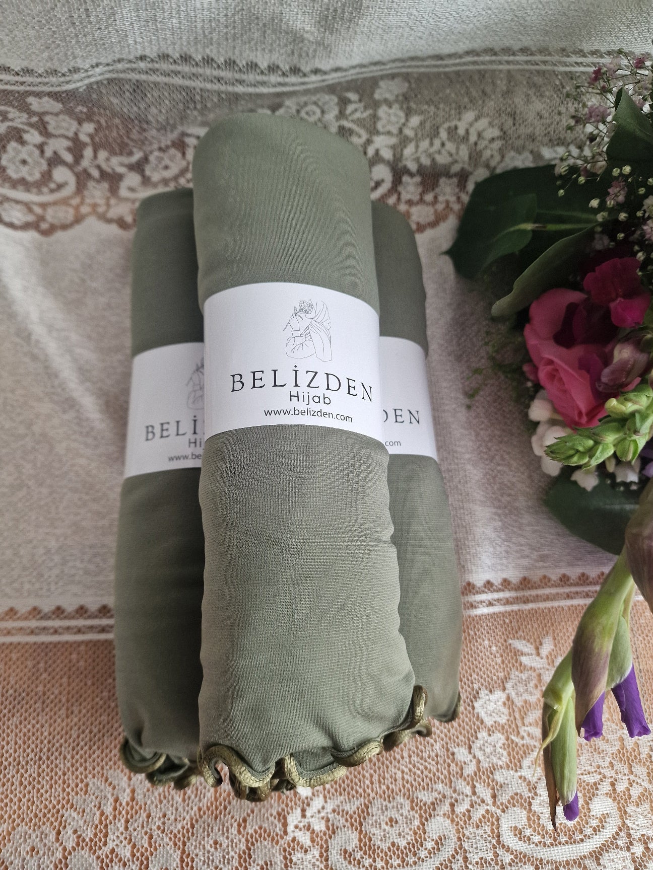 Premium Jersey Şal Yeşil