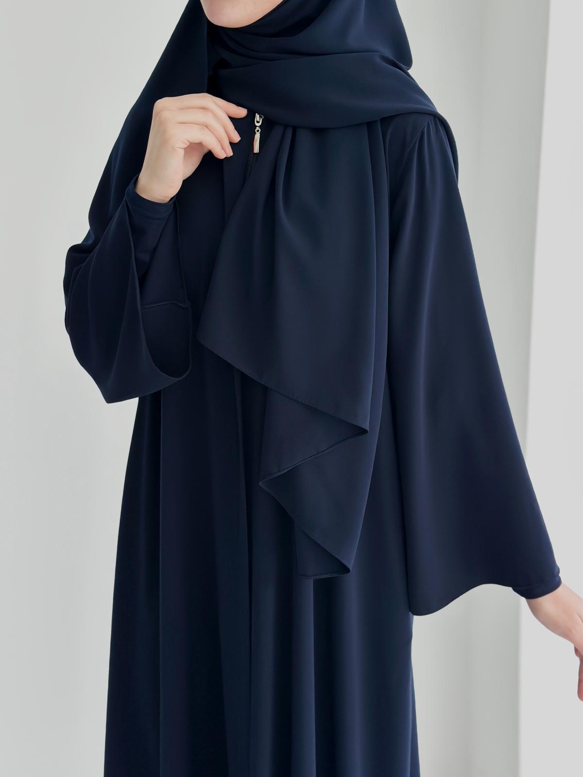 Yelpaze Ferace +Şal Lacivert ÖN SİPARİŞ ÜRÜNÜMÜZDÜR