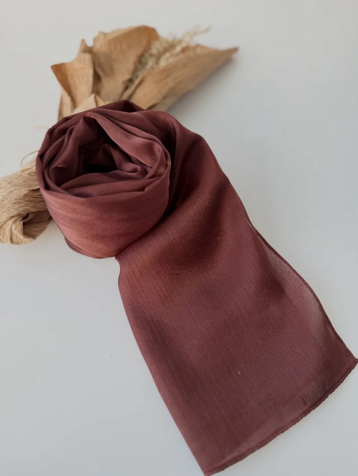 Pırıltılı Şal Çikolata