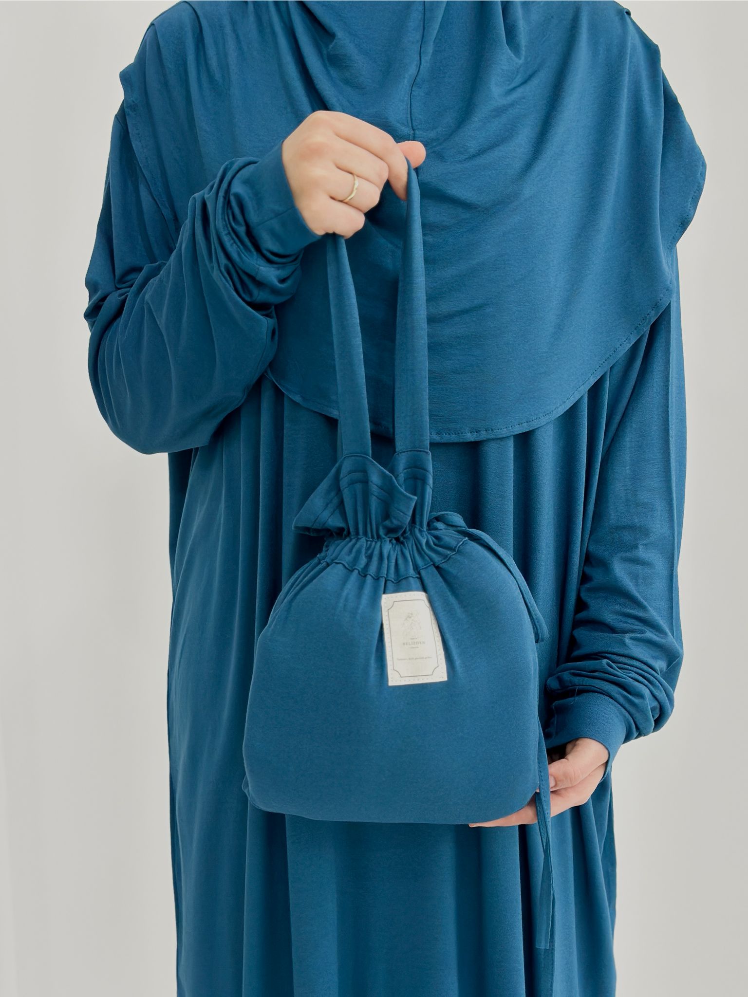 Pamuk Namaz Elbisesi Petrol ÖN SİPARİŞ ÜRÜNÜMÜZDÜR