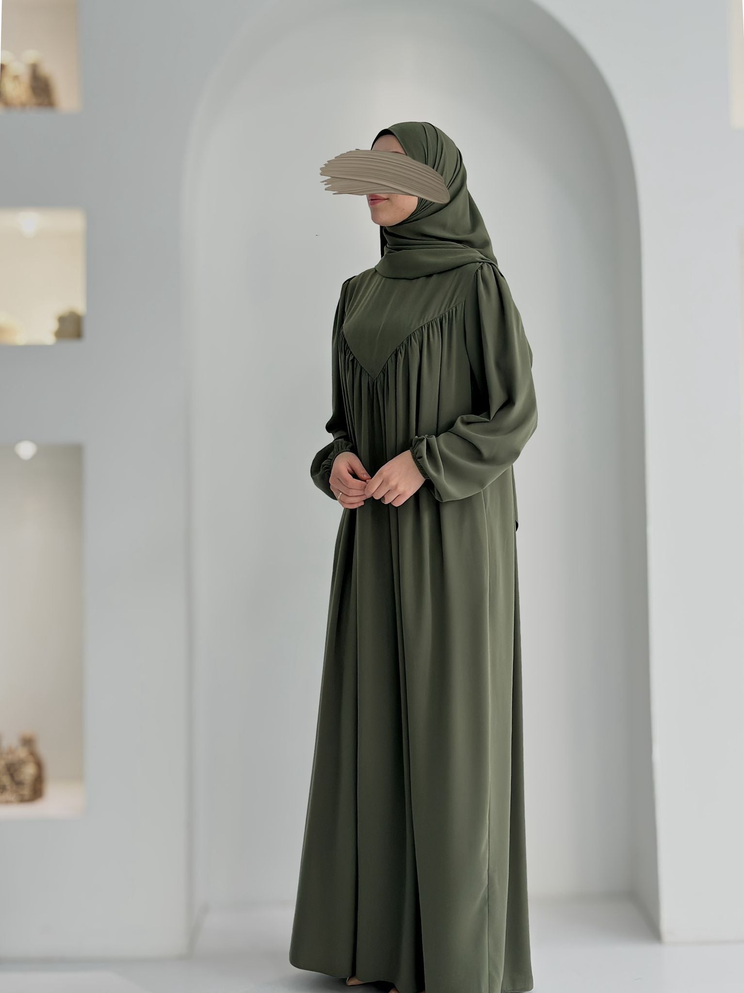 Seda Abaya +Şal Haki