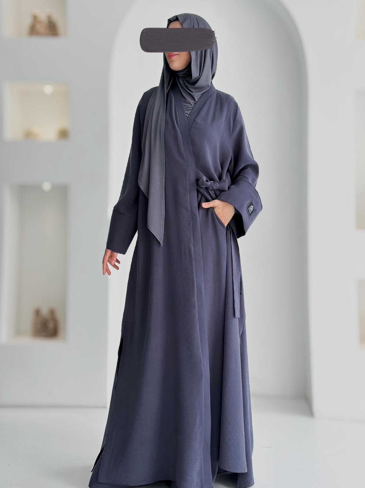 Tensel Kupra Takım Füme +Bambu Boyun Boneli Set Şal ÖN SİPARİŞ ÜRÜNÜMÜZDÜR