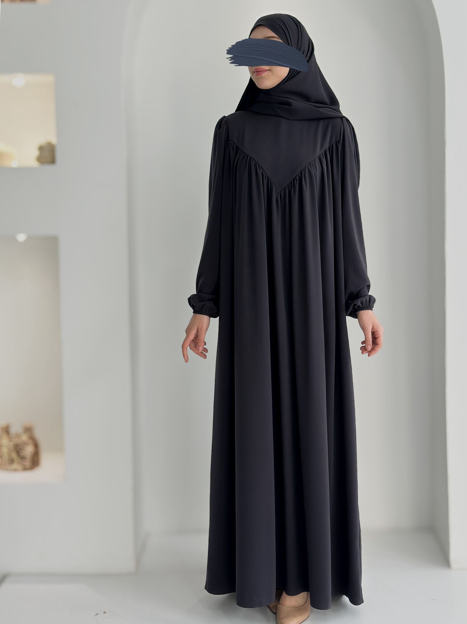 Seda Abaya +Şal Füme