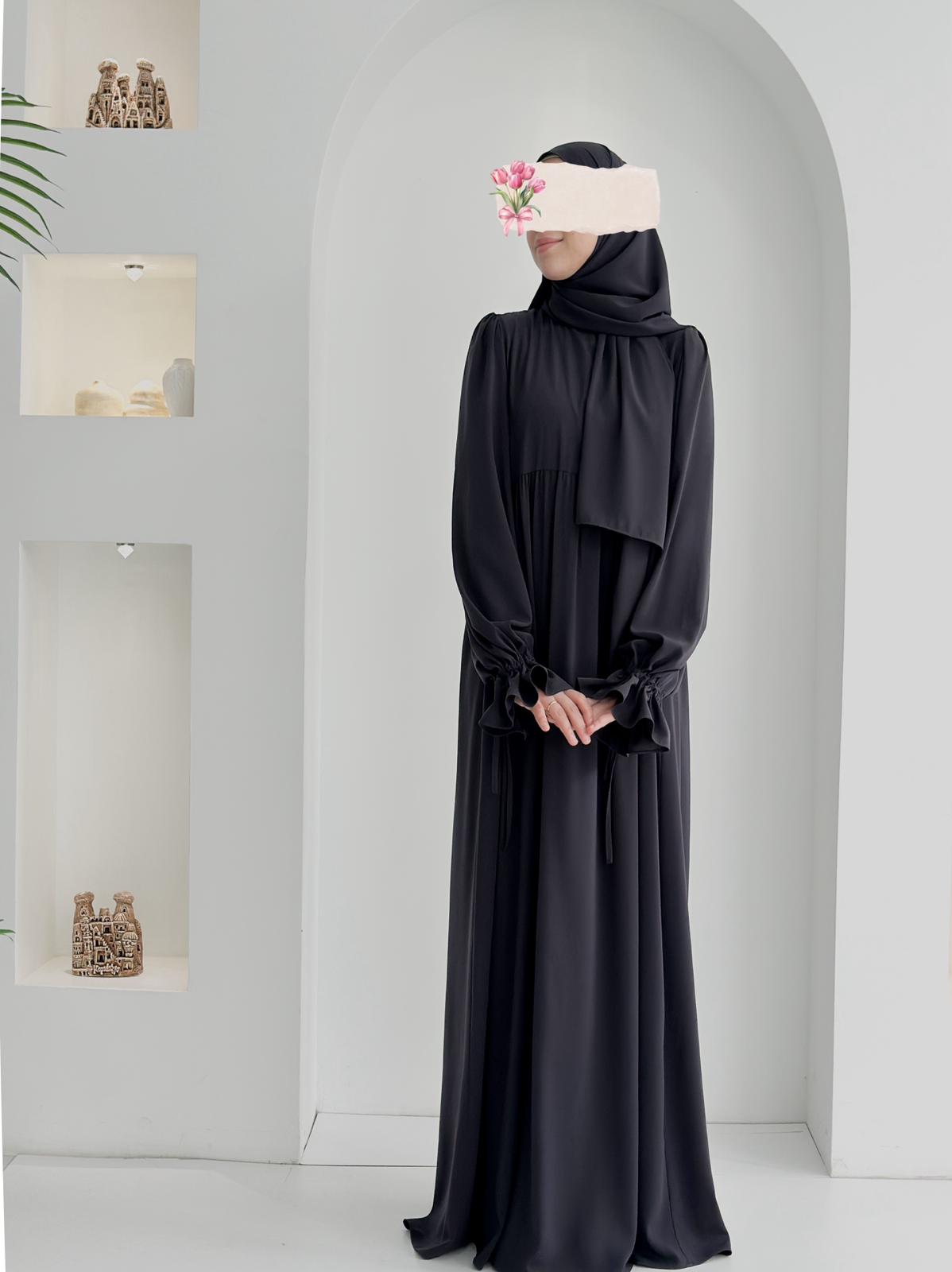 Buğlem Elbise+Şal Füme ÖN SİPARİŞ ÜRÜNÜMÜZDÜR