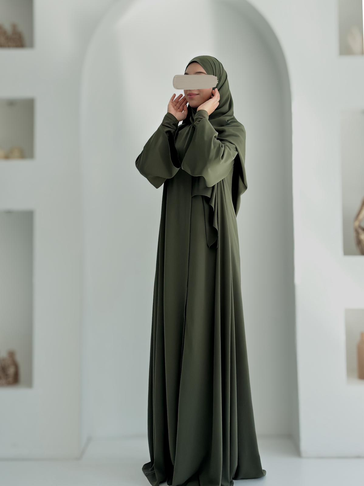 Yelpaze Ferace+Şal Haki ÖN SİPARİŞ ÜRÜNÜMÜZDÜR