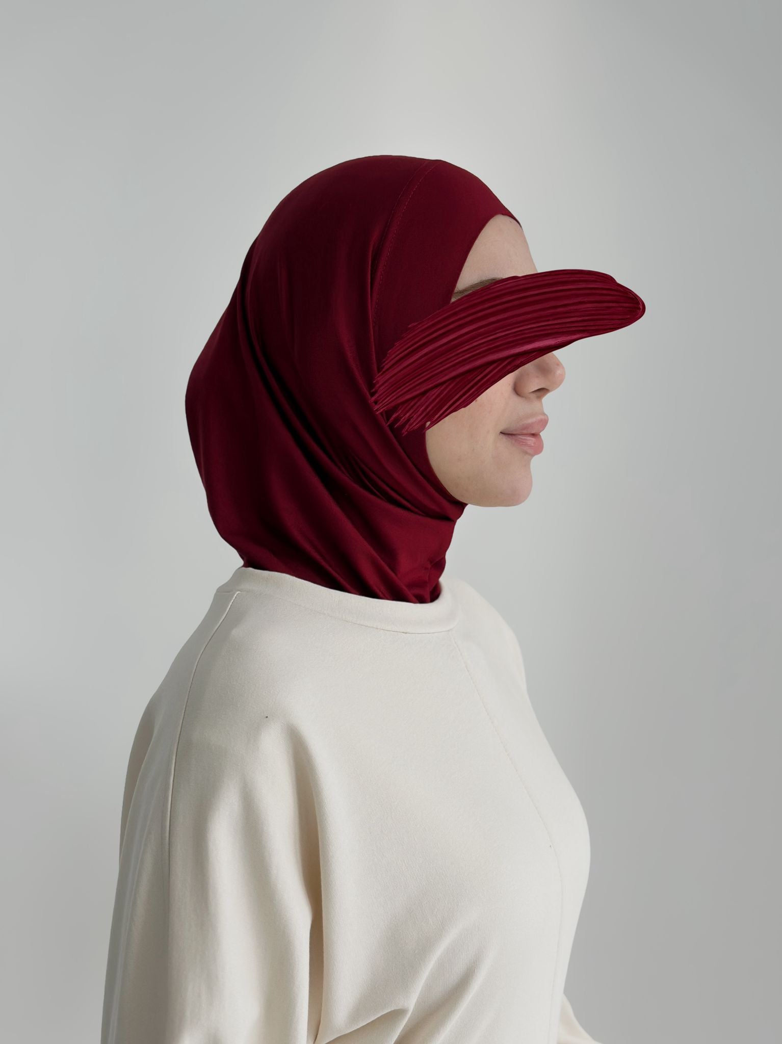 Bambu Form Şal +Bone Takım Bordo ÖN SİPARİŞ ÜRÜNÜMÜZDÜR