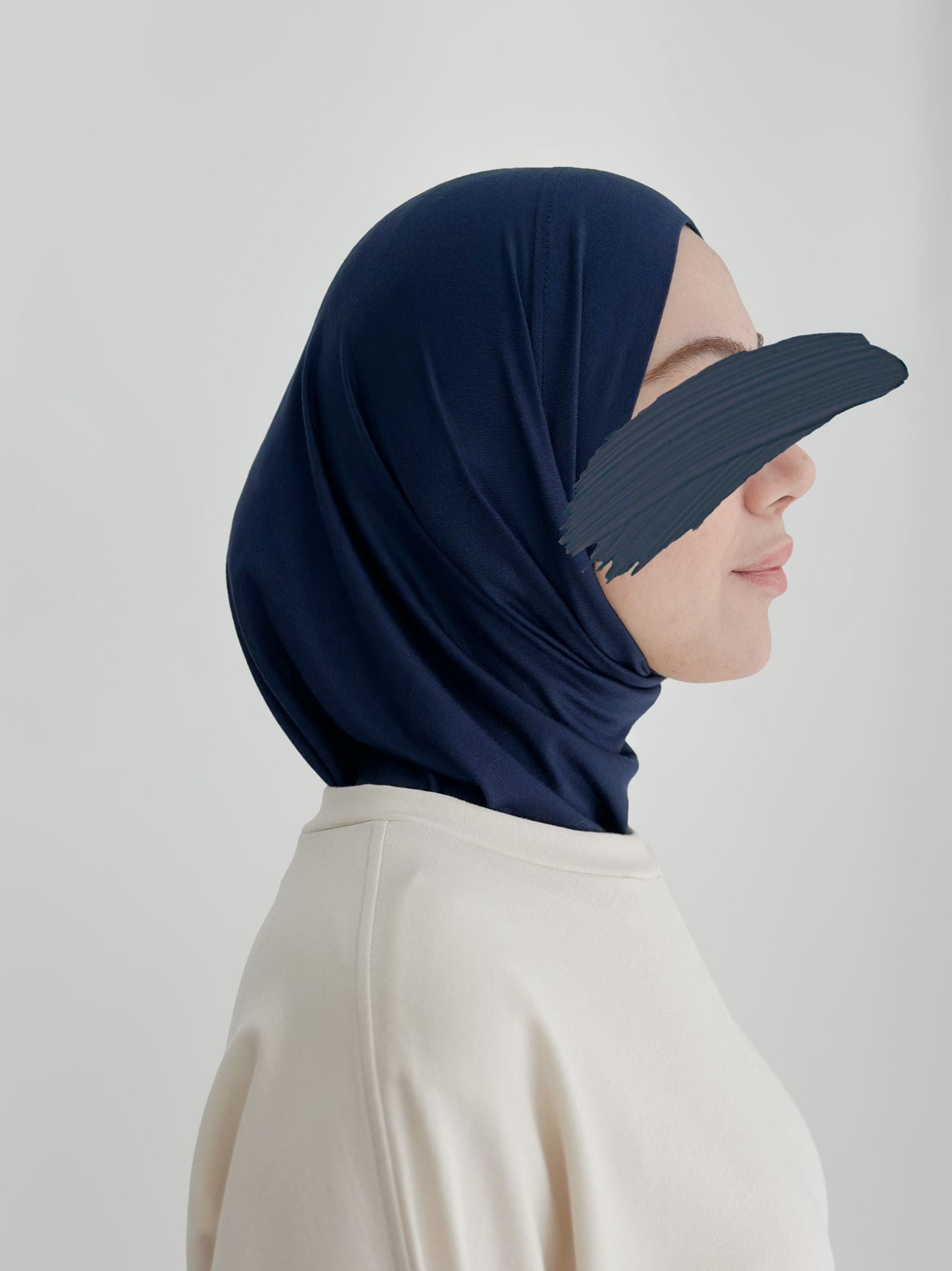 Bambu Form Şal + Bone Takım Lacivert ÖN SİPARİŞ ÜRÜNÜMÜZDÜR