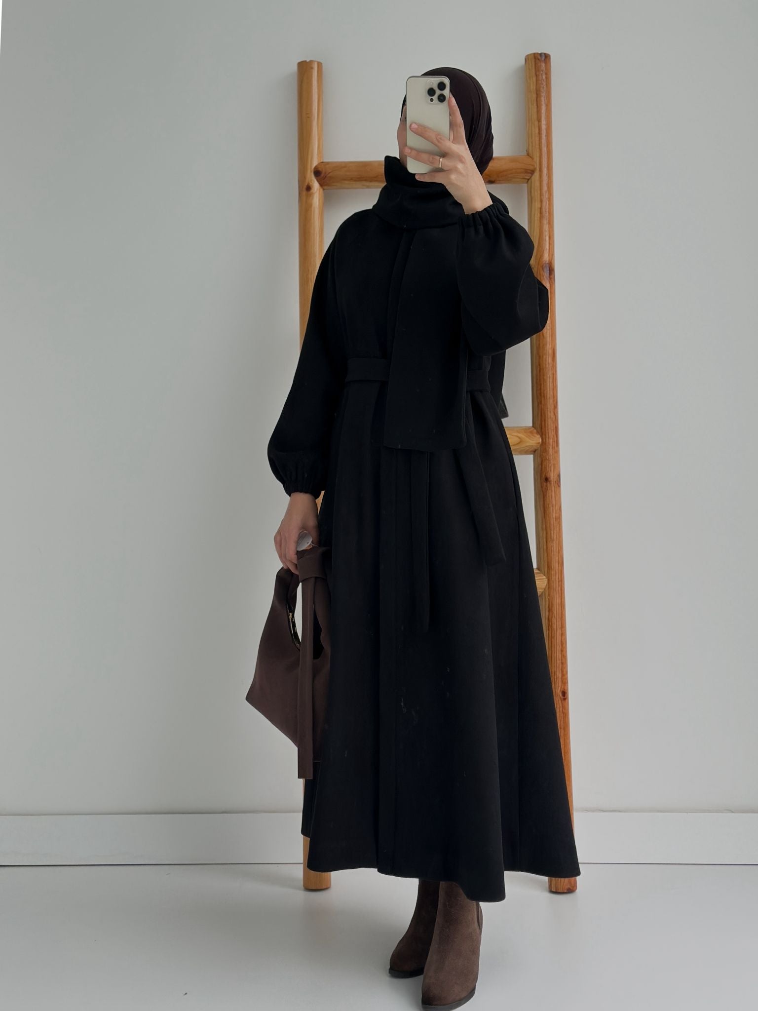 Mevlana Kaban Astarlı Siyah