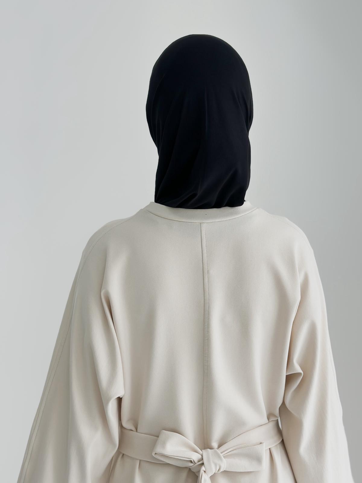 Bambu Form Şal + Bone Takım Siyah ÖN SİPARİŞ ÜRÜNÜMÜZDÜR