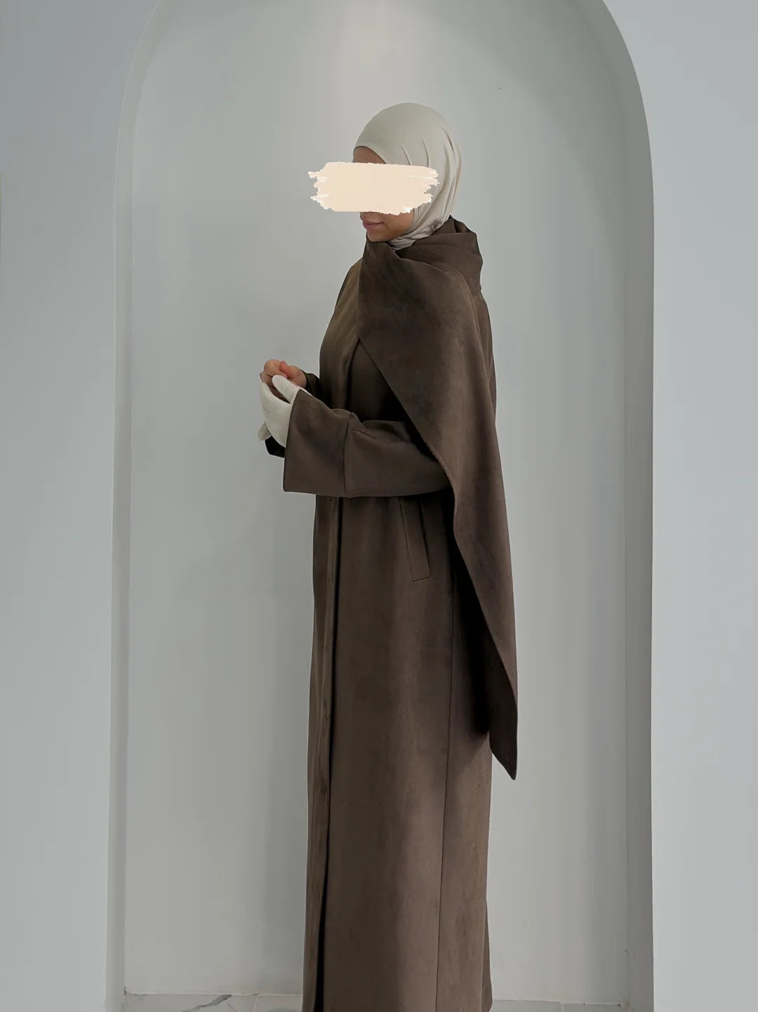 Süet Atkılı Vizon